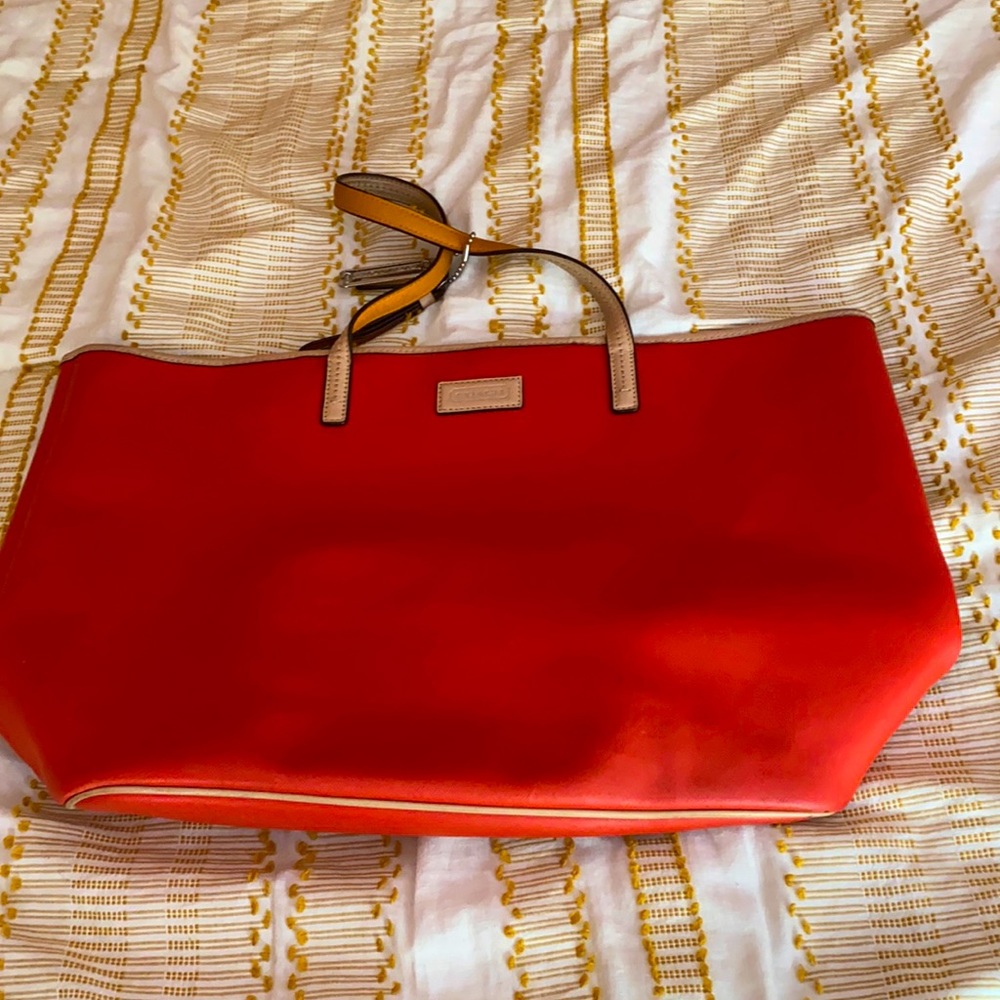 Gently used Coach tote
